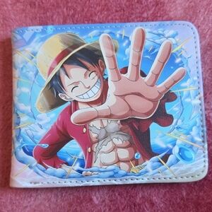 New One Piece Luffy Anime Manga Leather Wallet